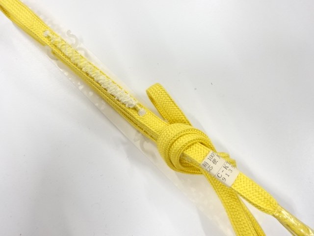 未使用品　正絹　手組帯締め